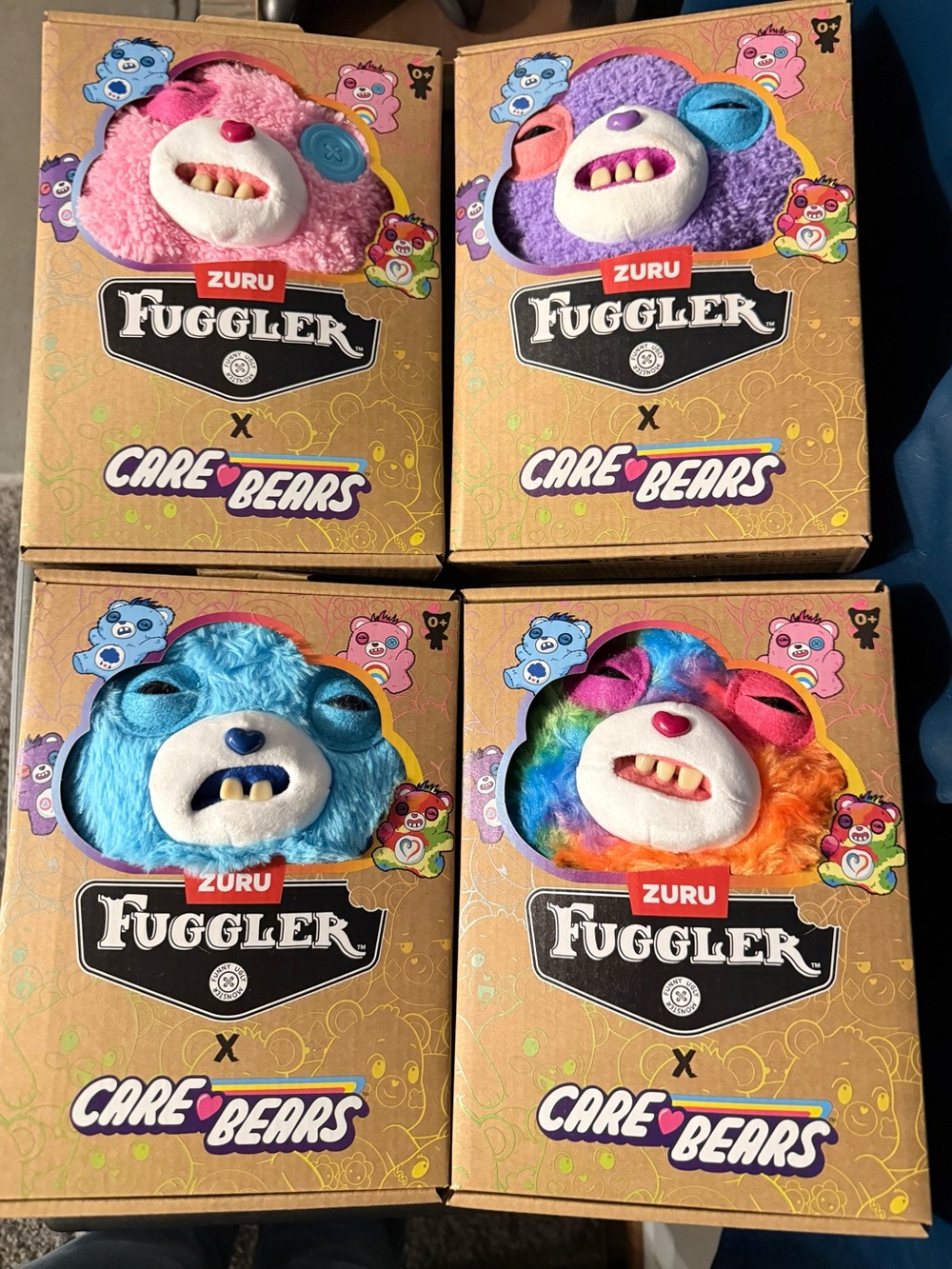 fuggler care bear collectible set